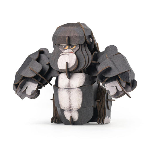 3D Construction Puzzle - Gorilla