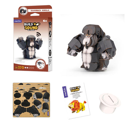 3D Construction Puzzle - Gorilla