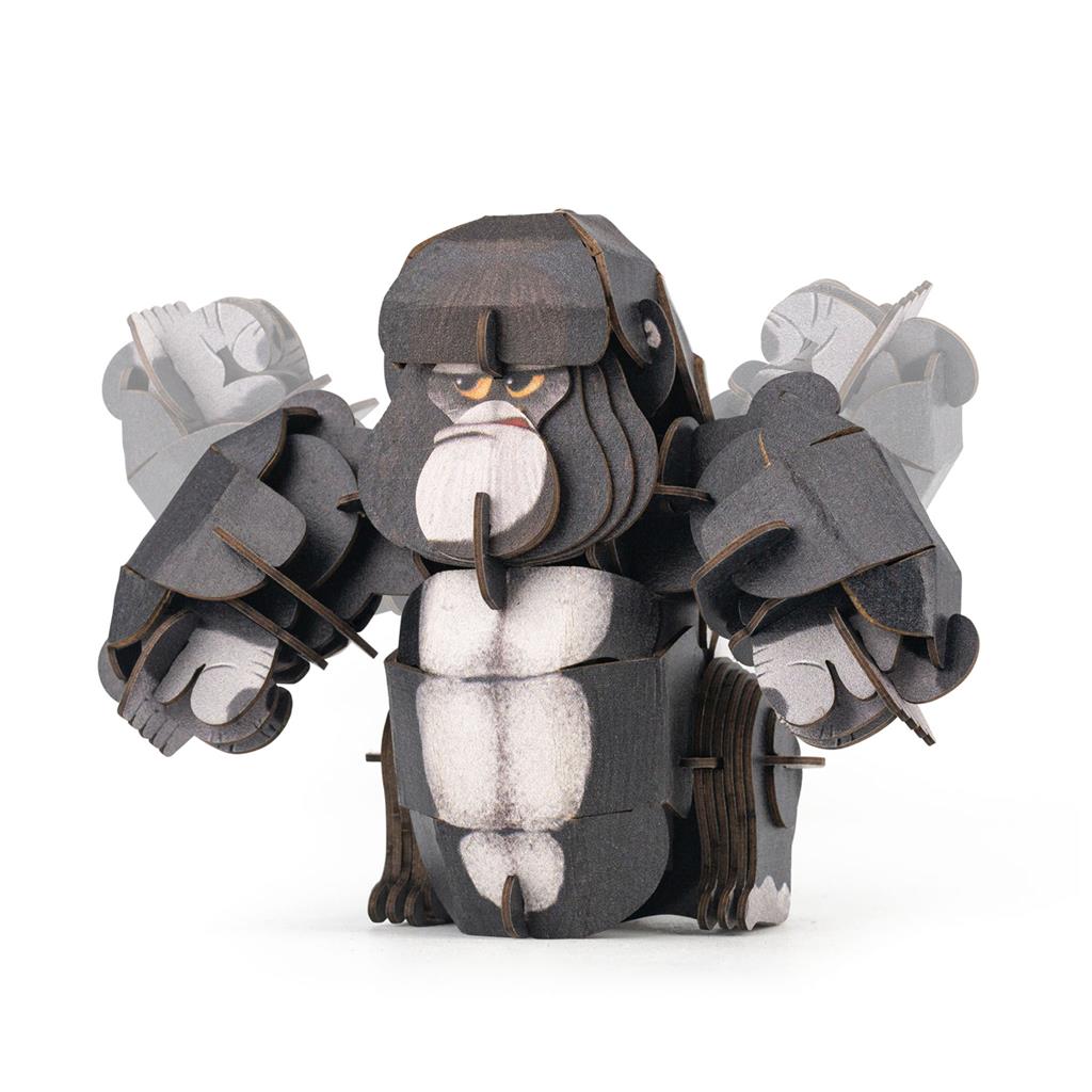 3D Construction Puzzle - Gorilla