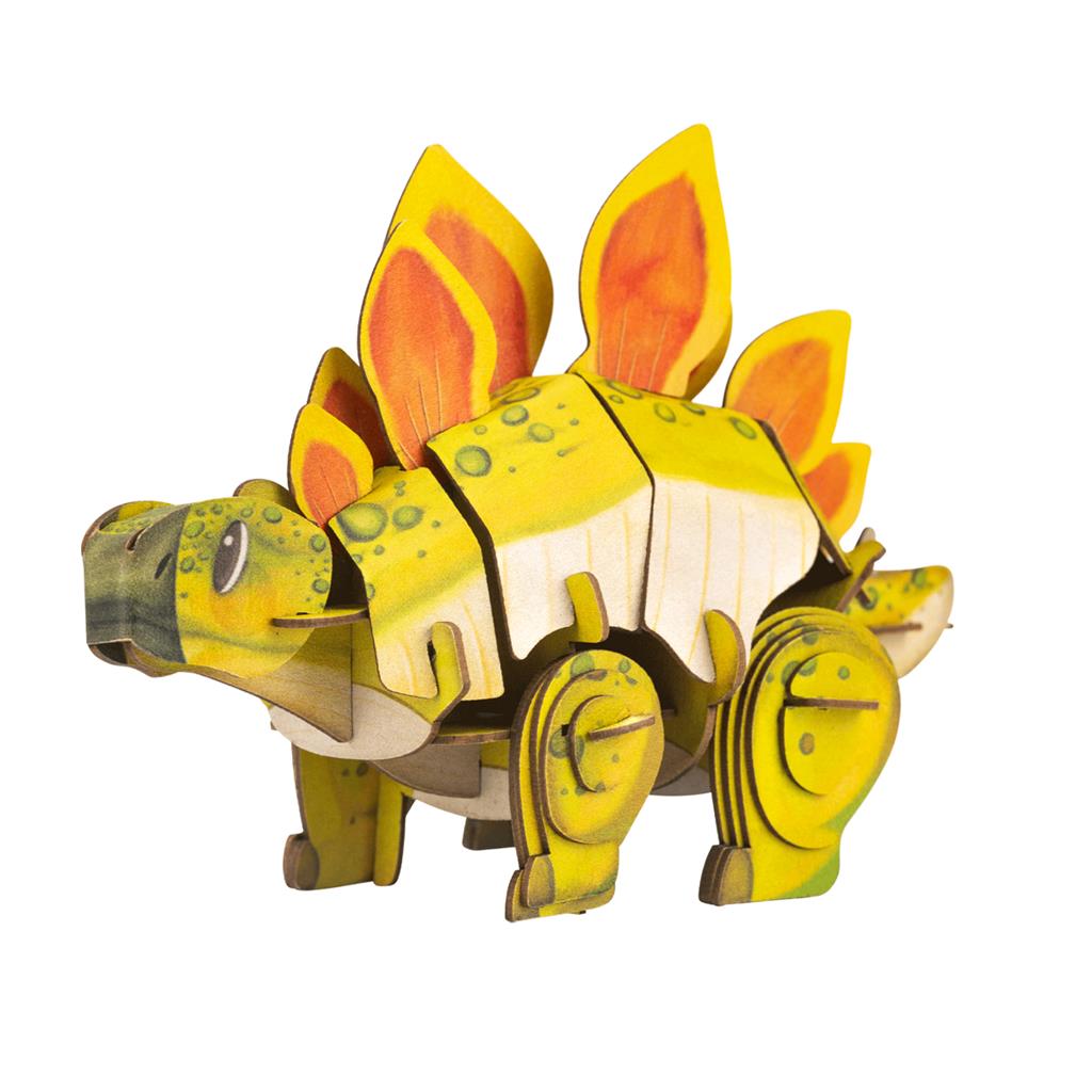 3D Puzzle Construction - Stegosaurus