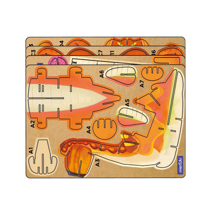 Puzzle 3D Construction - Brachiosaure