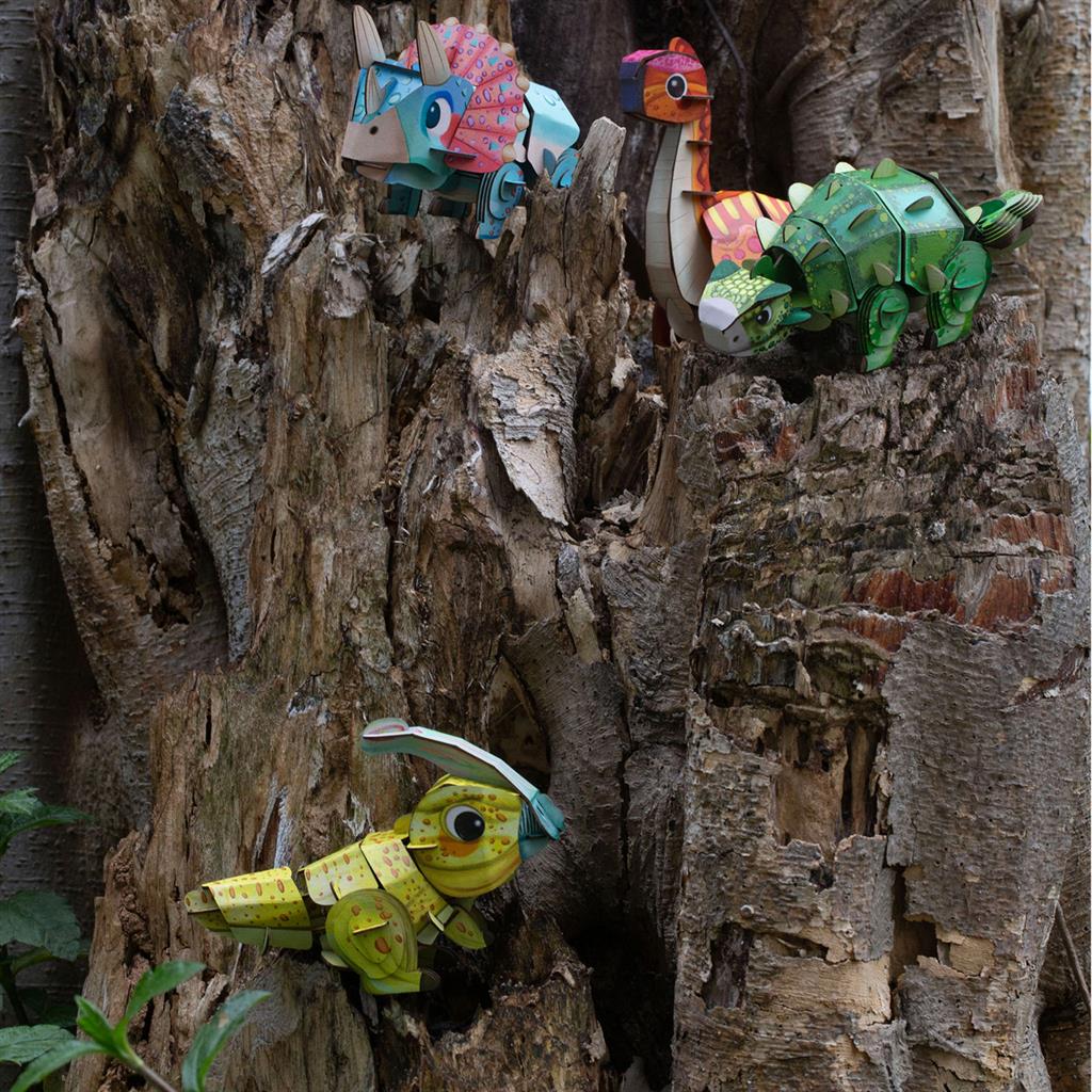 Puzzle 3D Construction - Ankylosaure