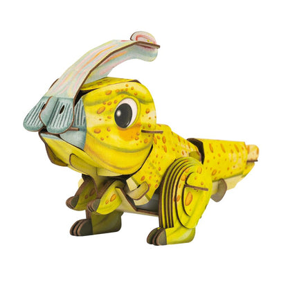 Puzzle 3D Construction - Parasaurolophus