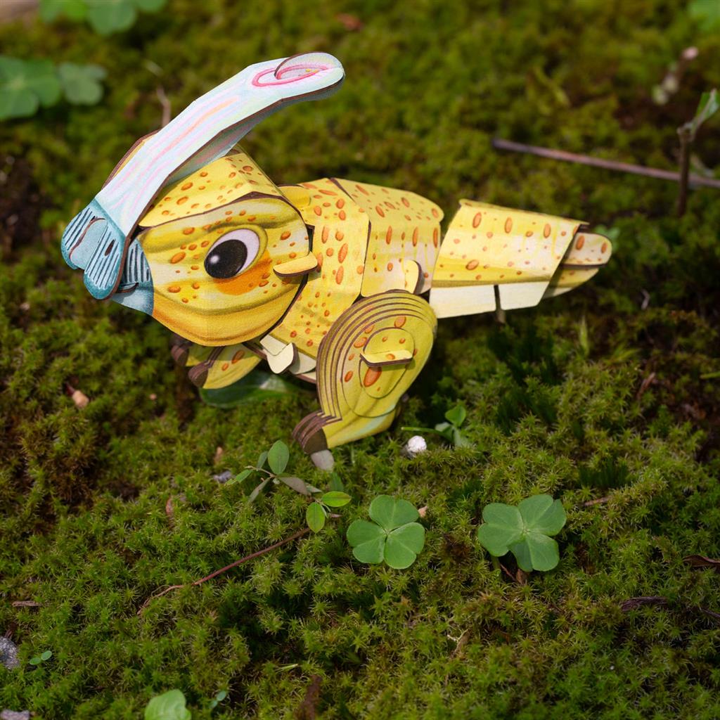 Puzzle 3D Construction - Parasaurolophus