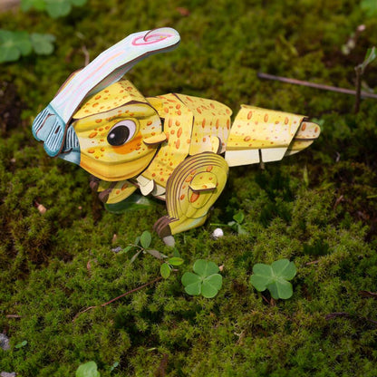 Puzzle 3D Construction - Parasaurolophus