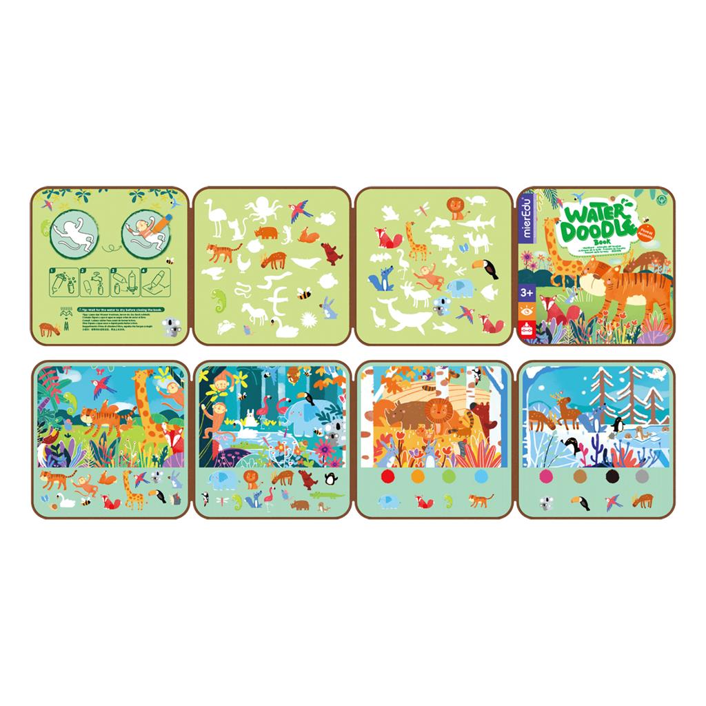 Peinture Magique à L'Eau - Animaux De La Forêt