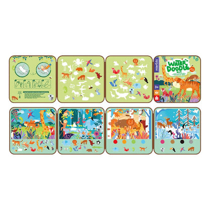 Peinture Magique à L'Eau - Animaux De La Forêt