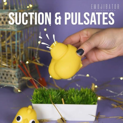 Vibromasseur Poussin avec Succion Chickie Emojibator – vue produit 5