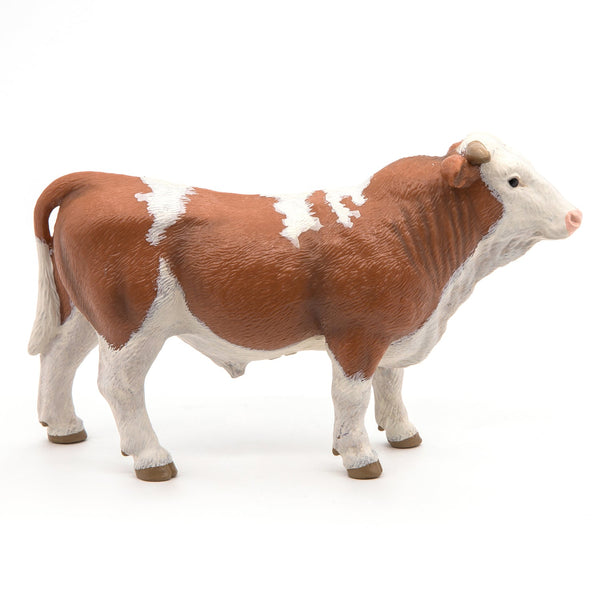 Figurine Taureau simmental Papo - animal de la ferme