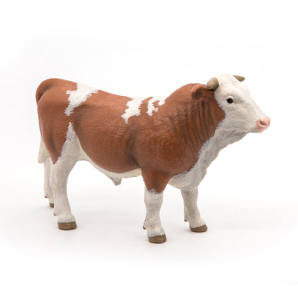Figurine Taureau simmental Papo - animal de la ferme