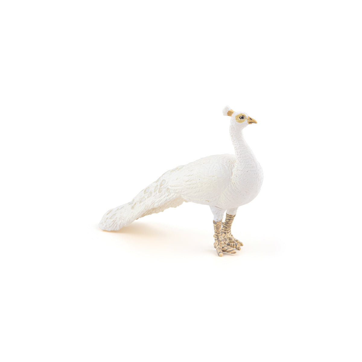 White Peacock Figurine
