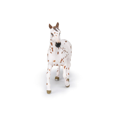 Figurine Jument appaloosa brune Papo - cheval