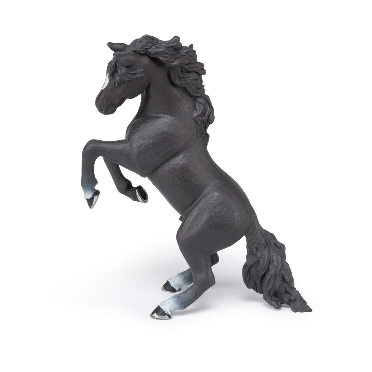Black Prancing Horse Figurine