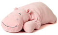 Coussin Peluche Hippopotame Rose