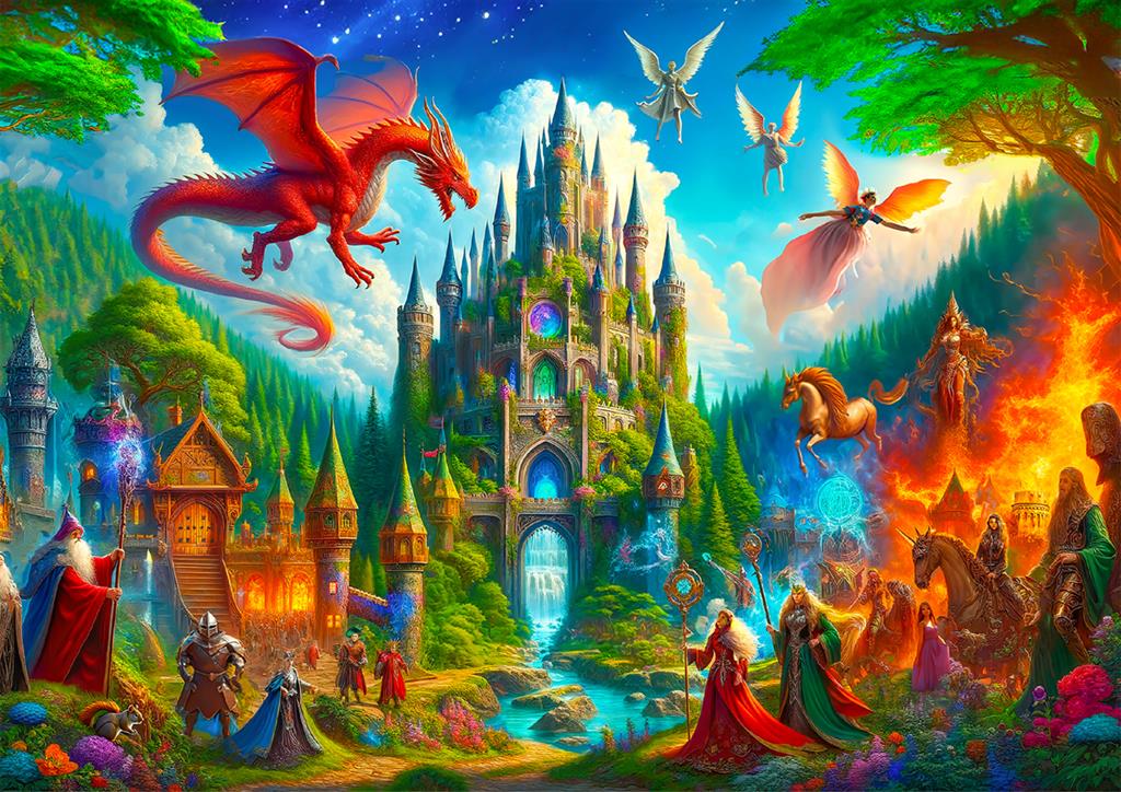 Puzzle Château fantastique