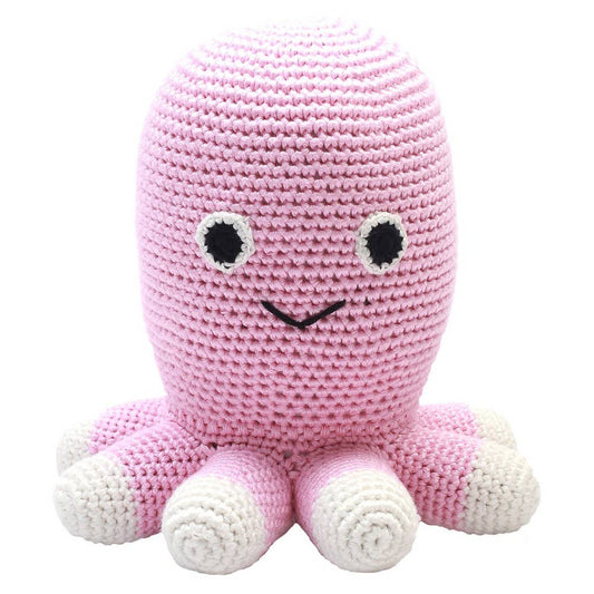 Crochet Plush - Light Pink Octopus