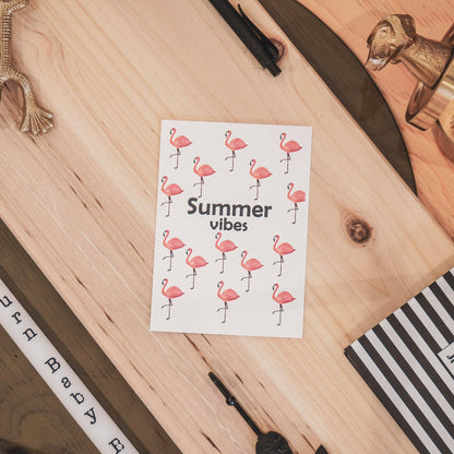 Postcard - Paper - Summer Scene - Set of 5 - A6
