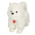 Peluche Spitz Bianco in Piedi – 35 cm