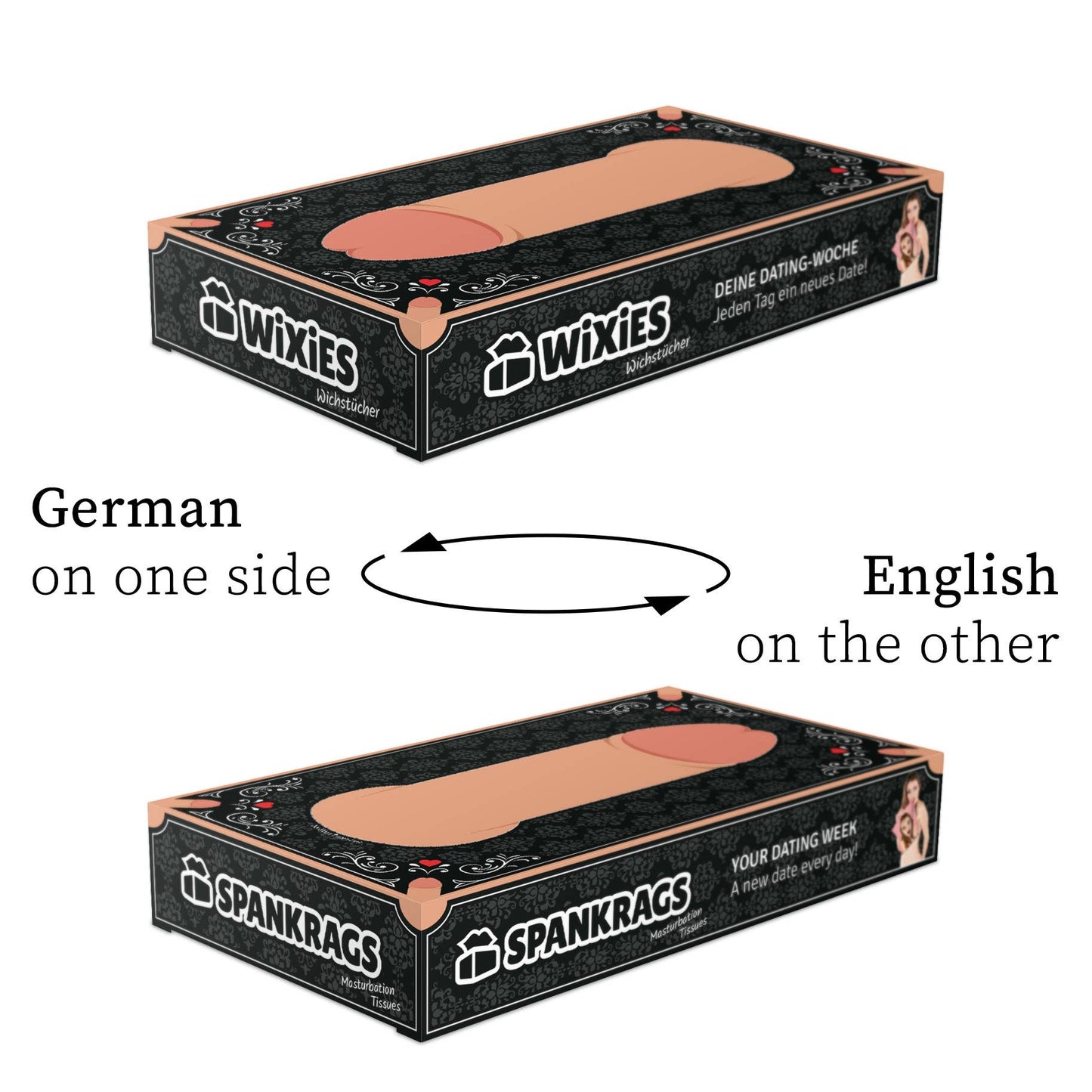 Boite de Mouchoirs Wixies Jerk Wipes - Femmes