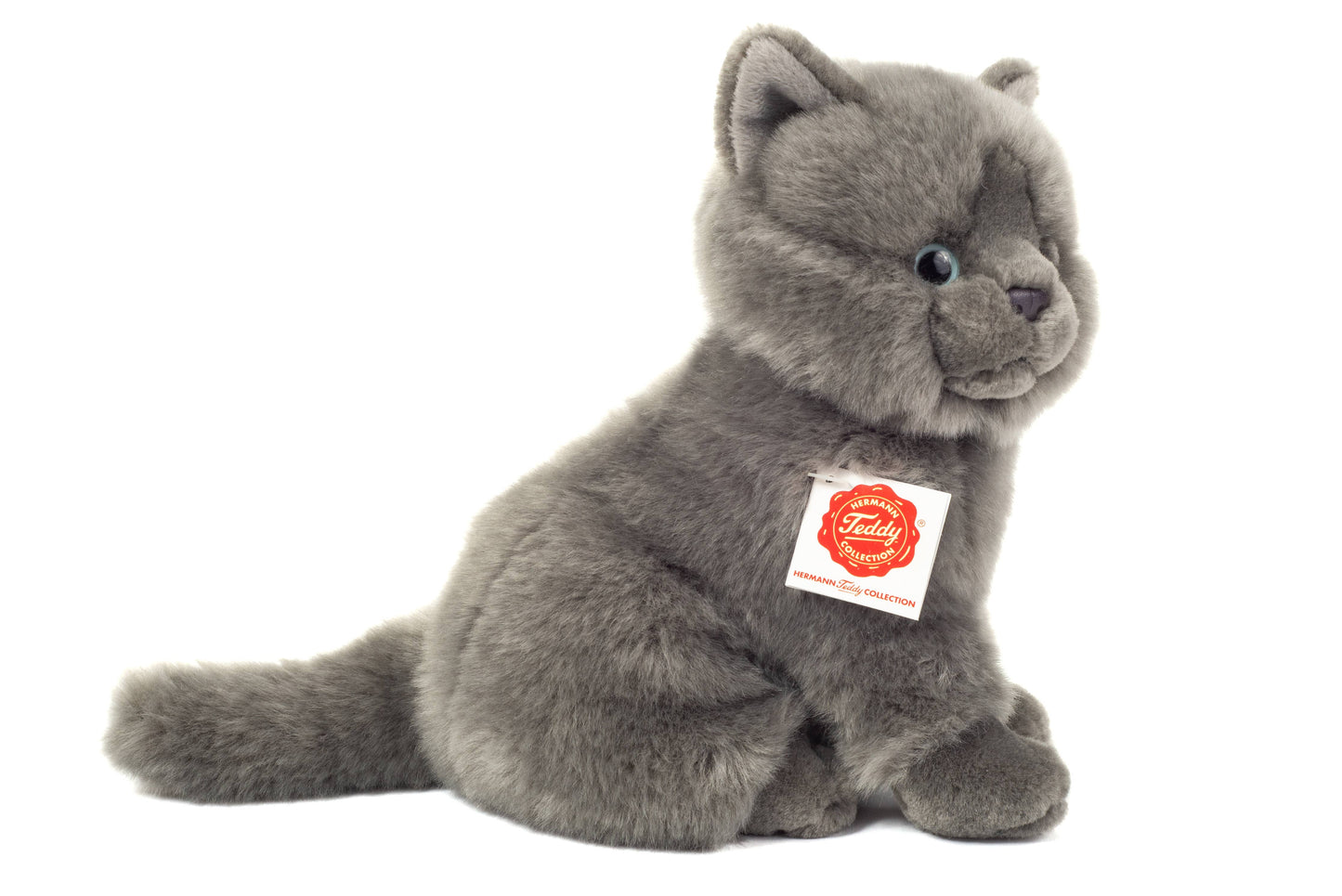 Sitting Chartreux Kitten Plush Toy