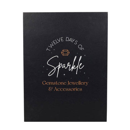 Calendrier de l'Avent de Noël avec bijoux en cristal, 12 jours