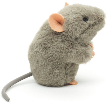 Mouse, sitting 15 cm (height) - soft toy/plush