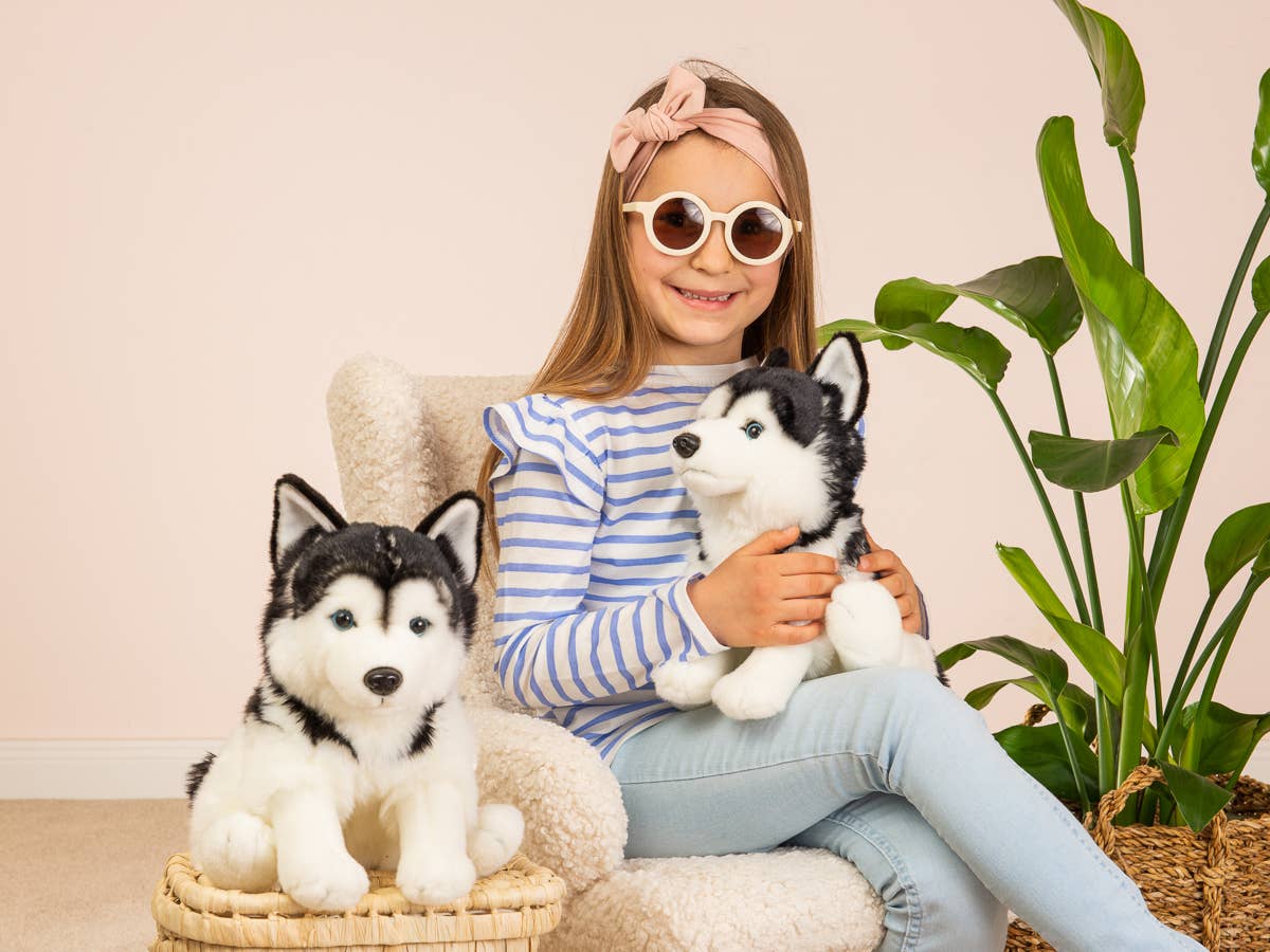 Peluche Husky Seduto – 30 cm