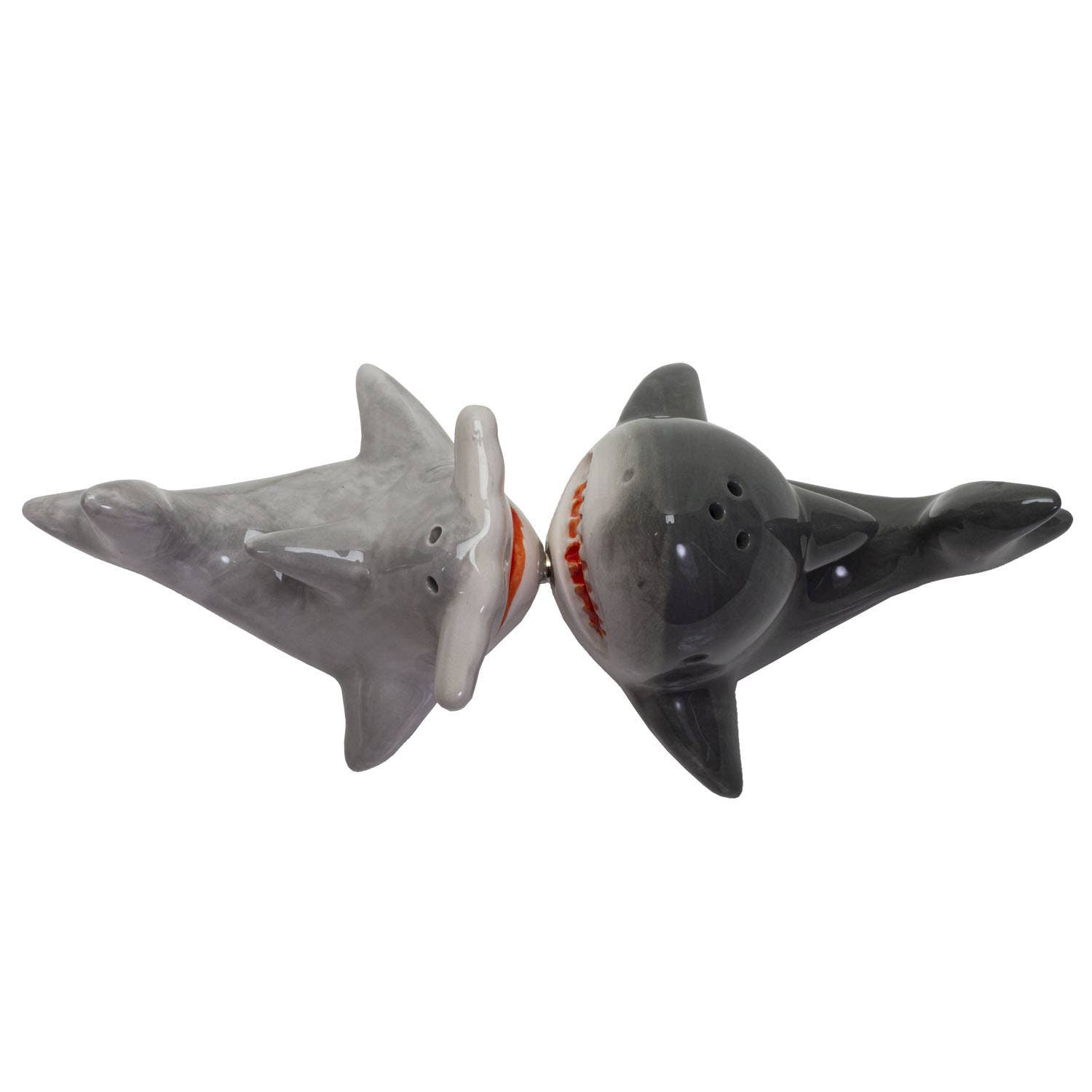 Salière et poivrière Requins – vue 2