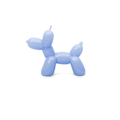 Bougie Chien Ballon Bleu
