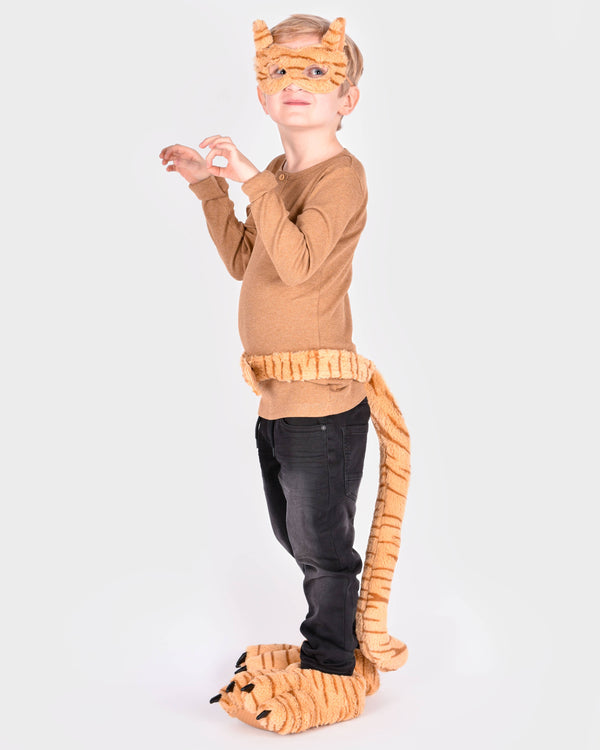 Tiger Slippers Size EU 30-34 + Mask and Tail