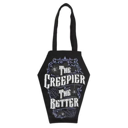 Sac cabas en forme de cercueil « The Creepier the Better »
