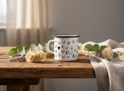 Tasse en émail - Vulvarines