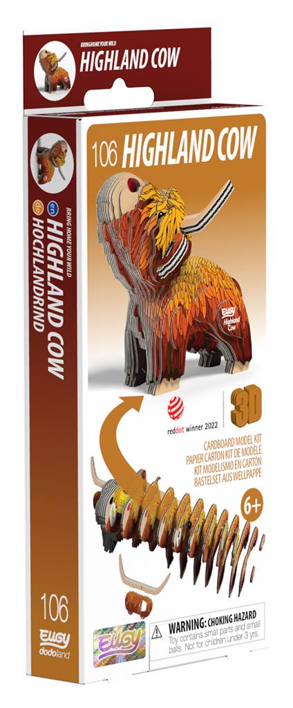 EUGY 3D - Highland Cow