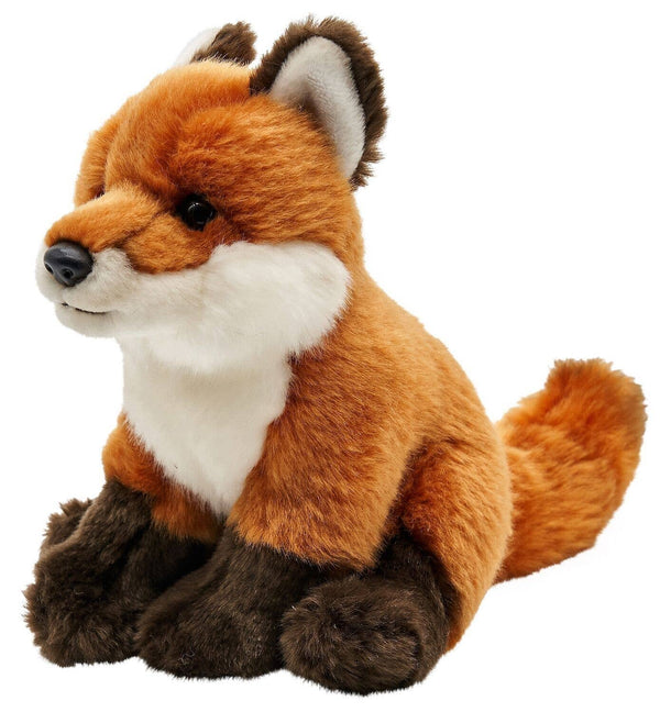 Peluche Renard roux, assis Uni Toys