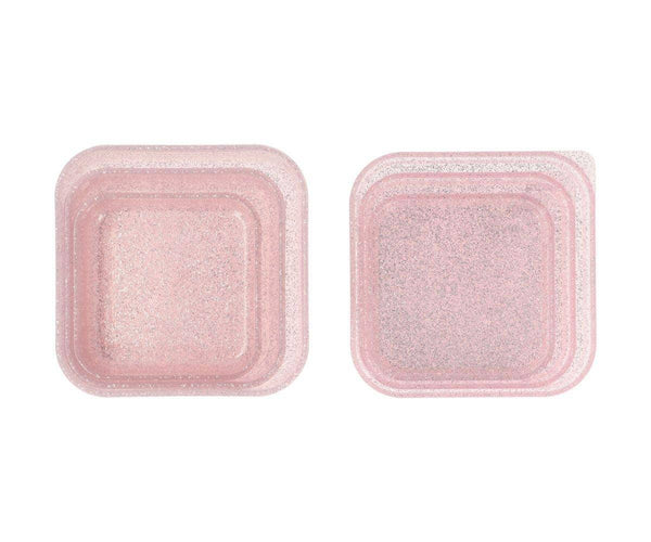 3 Boîtes à Déjeuner Rose Brillant à Paillettes - vue 2