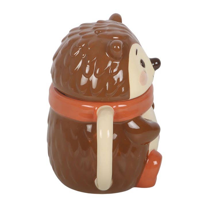 Hazel the Hedgehog Mug with Lid