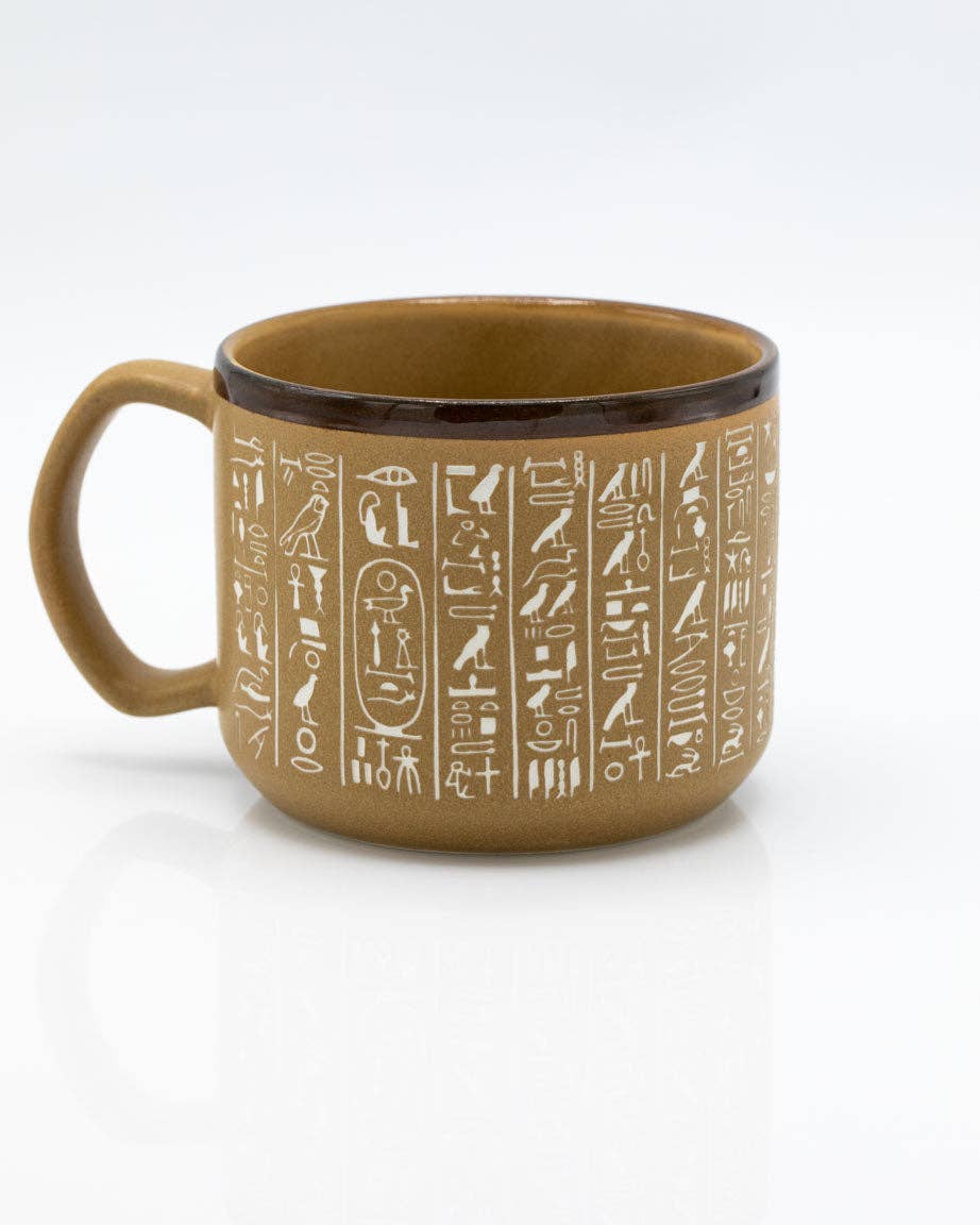Mug – Hand-engraved hieroglyphs (430 ml)