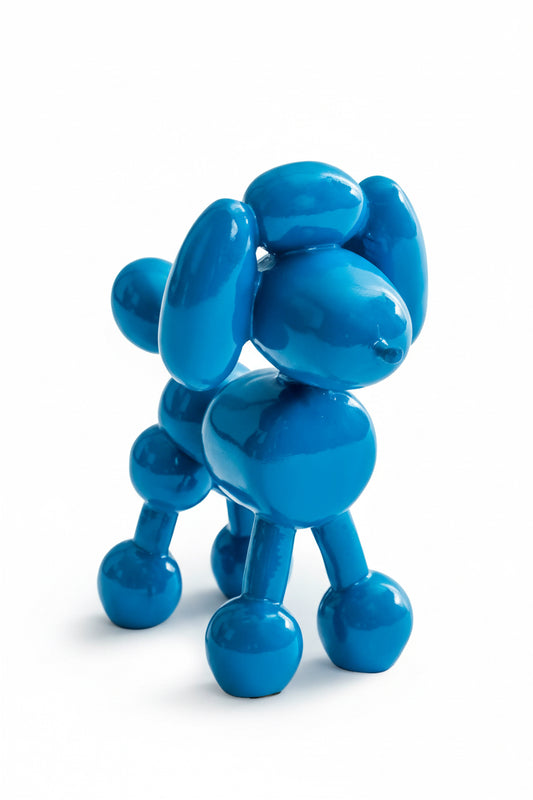 Decorative figurine: Blue Balloon Poodle