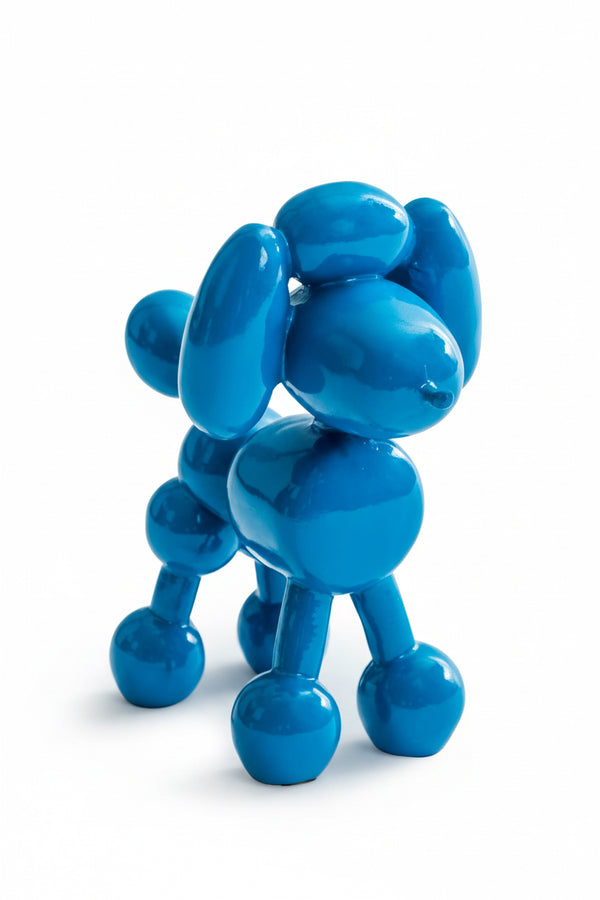 Decorative figurine: Blue Balloon Poodle