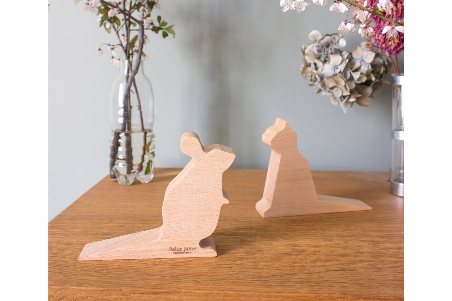 Mimi Mouse wooden doorstop