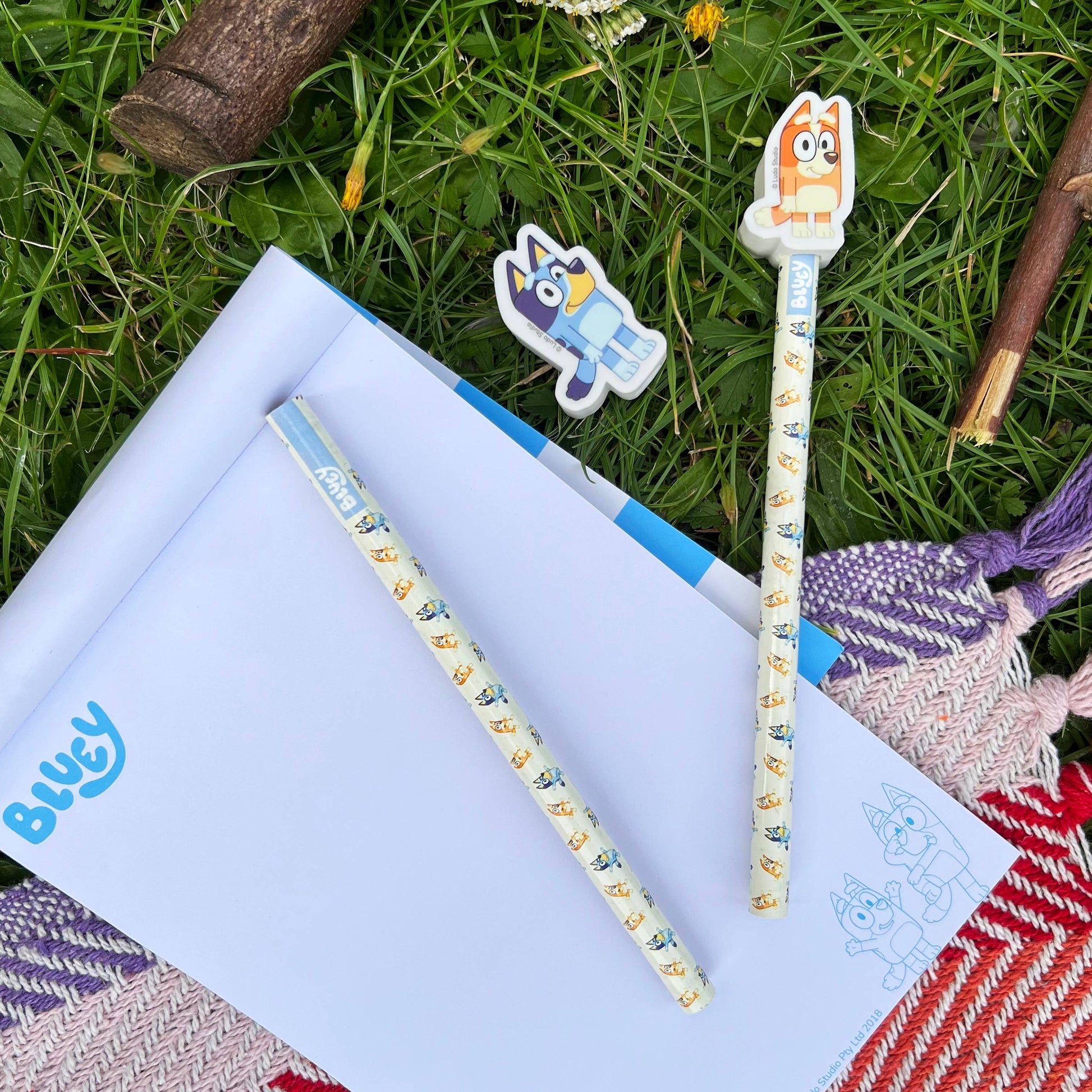 Ensemble – crayon et gomme Bluey | Blueprint Collections – vue 7