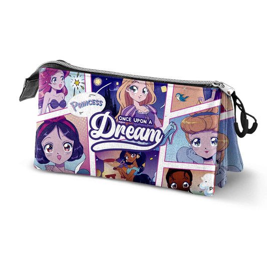Disney Princess Triple Pencil Case - Manga