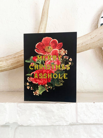 Box of 10 "Merry Christmas Asshole" cards
