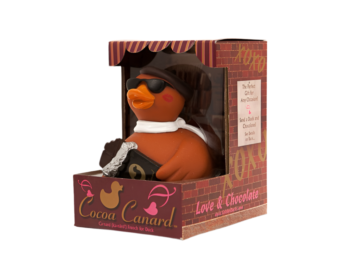 Chocolate cocoa duck