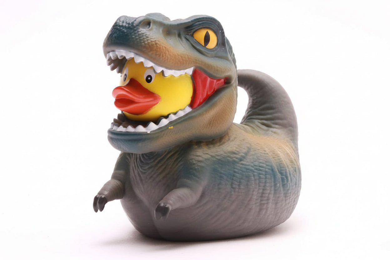 Canard Dinosaure T-Rex Gris XL