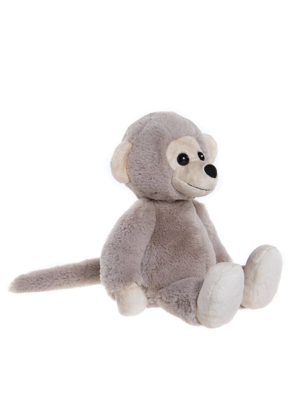 Bear & Me Naughty Monkey Pebble Gray Plush Toy