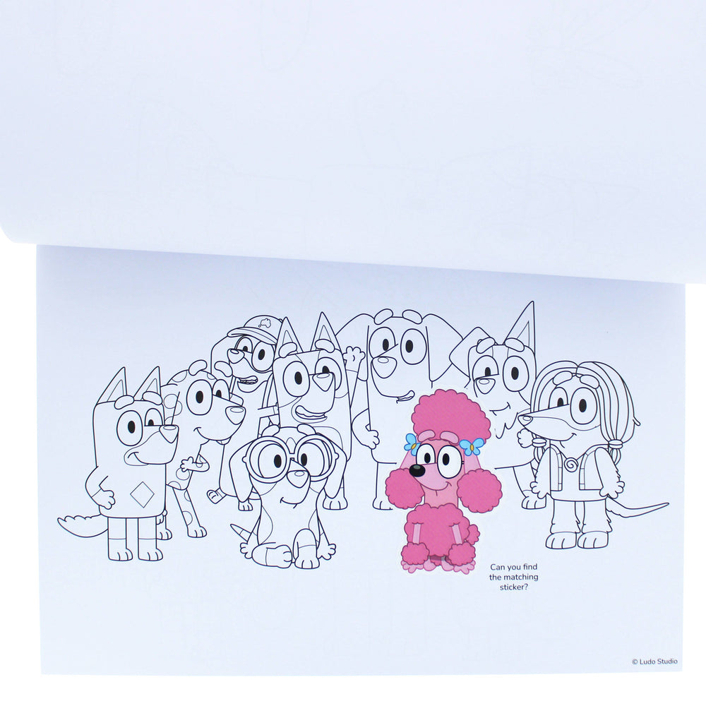 Bloc à Colorier Bluey