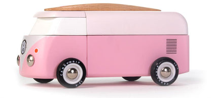 Voiture en Bois Candycar World - Van de Plage Rose