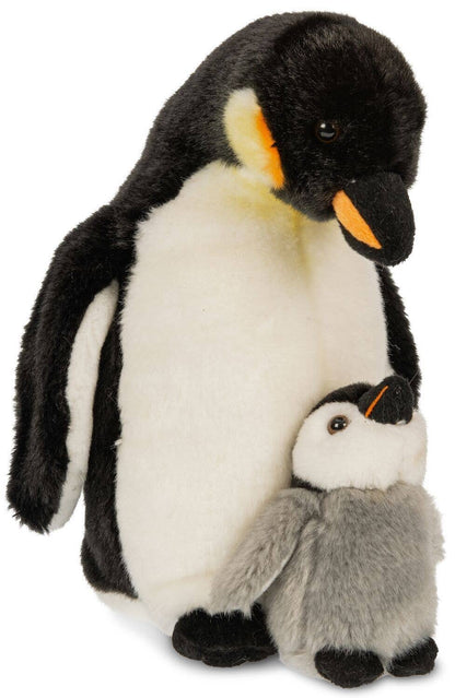 Peluche Pingouin empereur avec bébé