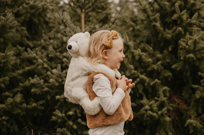 Children's Plush Polar Bear Backpack
